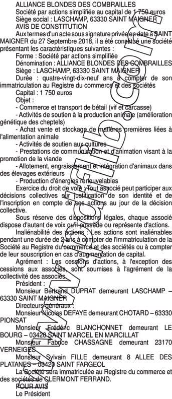Contenu publication