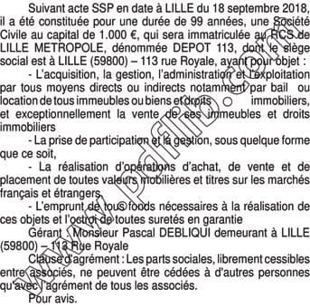 Contenu publication