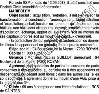 Contenu publication