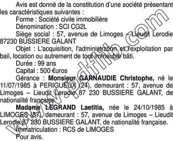 Contenu publication