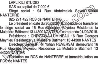 Contenu publication