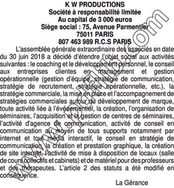 Contenu publication