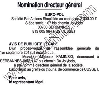 Contenu publication
