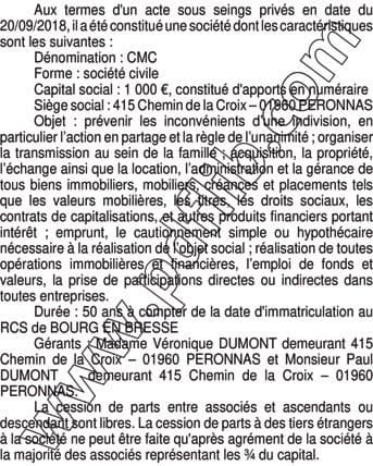 Contenu publication