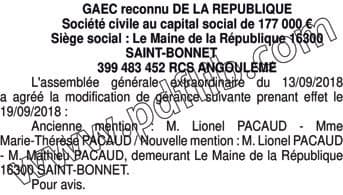 Contenu publication