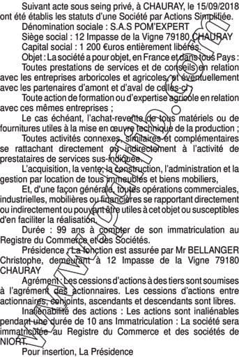 Contenu publication