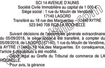 Contenu publication