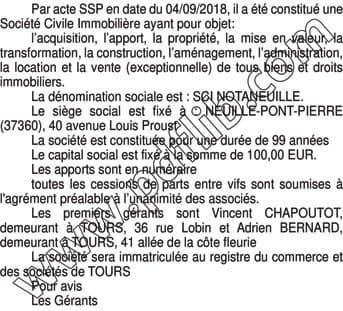 Contenu publication