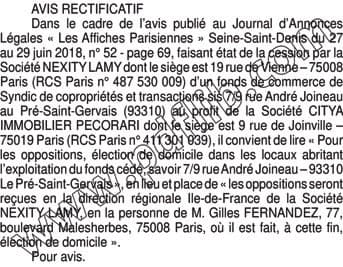 Contenu publication