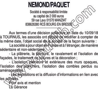 Contenu publication