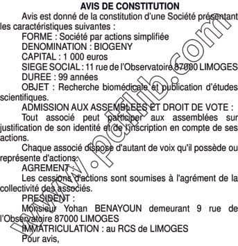 Contenu publication