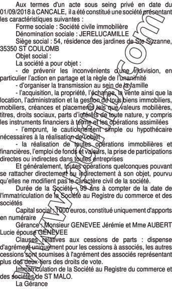 Contenu publication