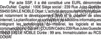 Contenu publication