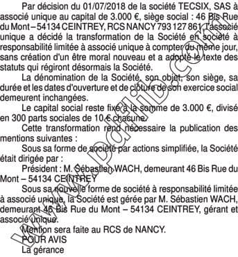 Contenu publication