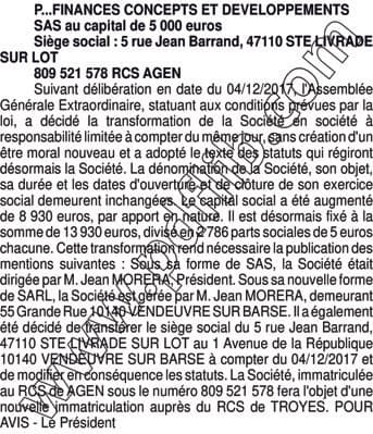 Contenu publication