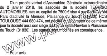 Contenu publication