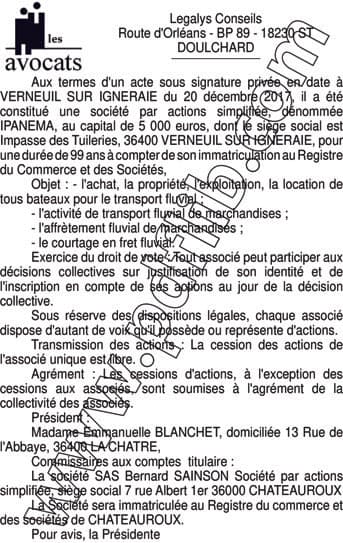Contenu publication