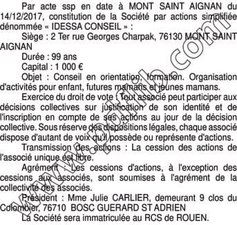 Contenu publication