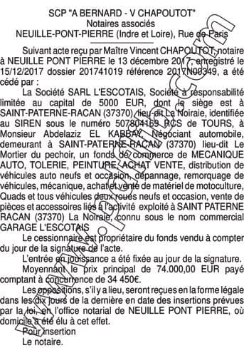 Contenu publication