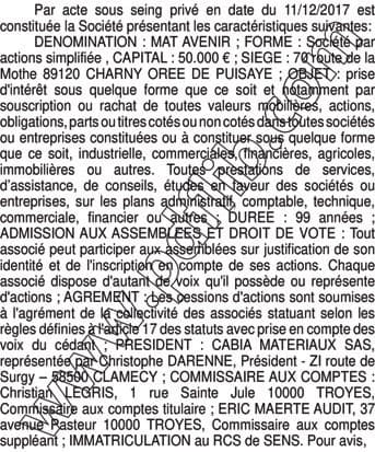 Contenu publication