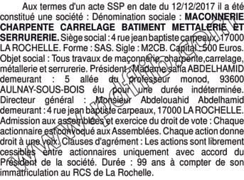 Contenu publication