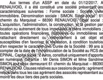 Contenu publication