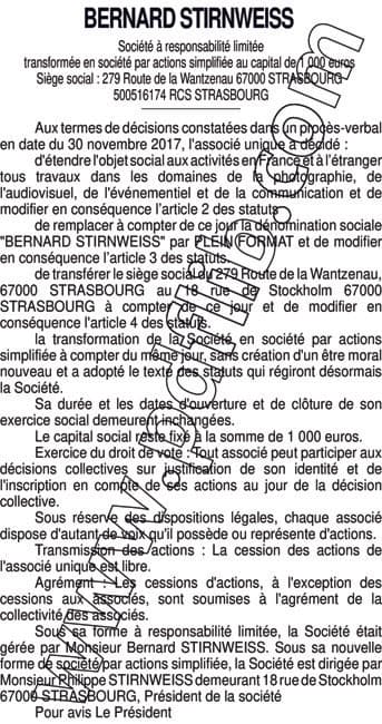 Contenu publication