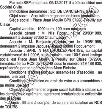 Contenu publication