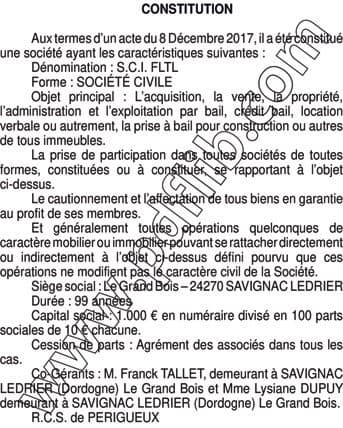 Contenu publication