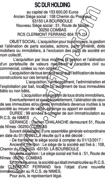 Contenu publication