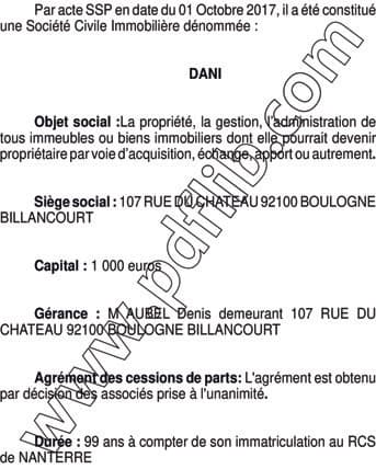 Contenu publication