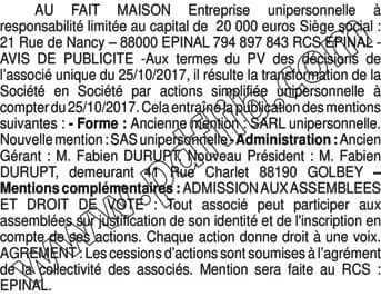 Contenu publication