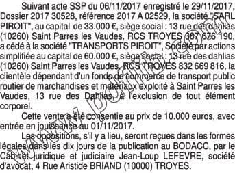 Contenu publication