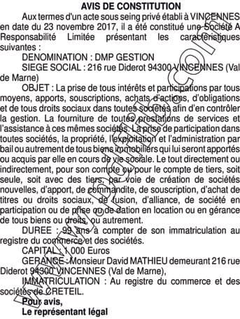 Contenu publication