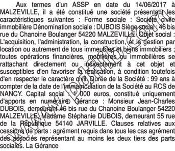 Contenu publication