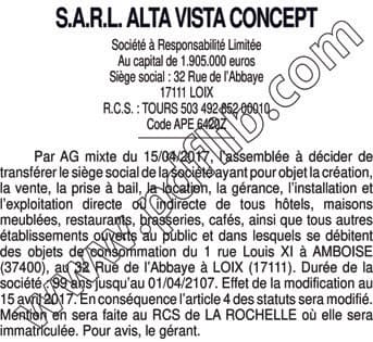 Contenu publication
