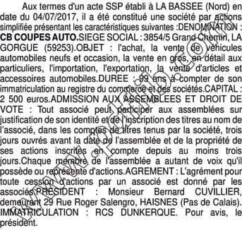 Contenu publication