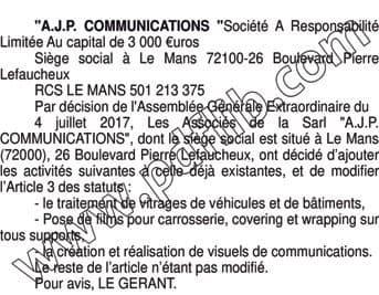 Contenu publication