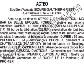 Contenu publication