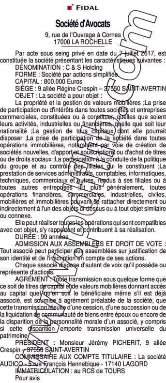 Contenu publication