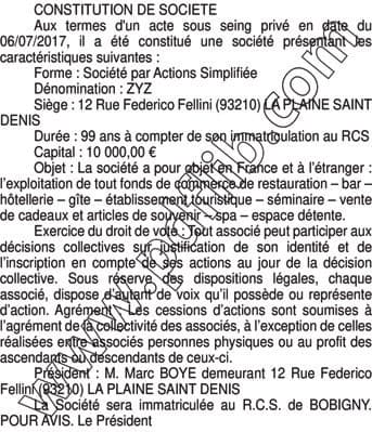 Contenu publication