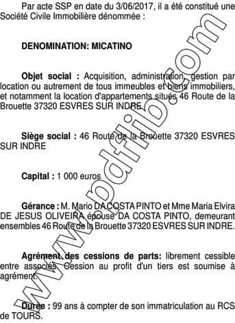 Contenu publication