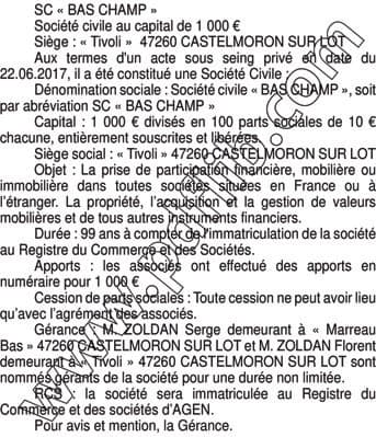 Contenu publication