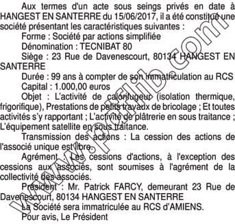 Contenu publication