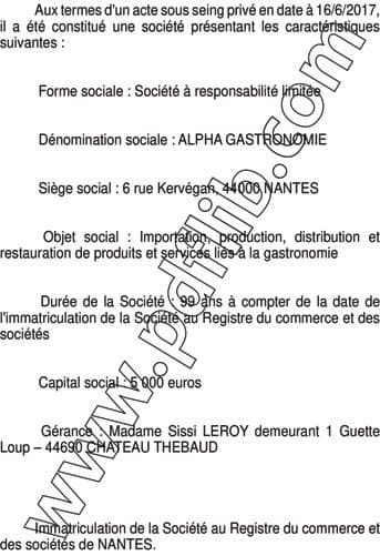 Contenu publication