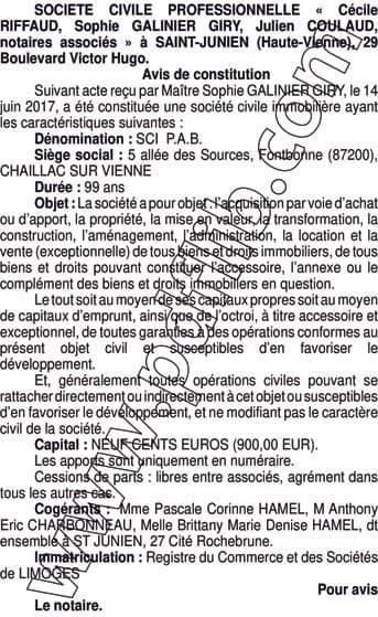 Contenu publication