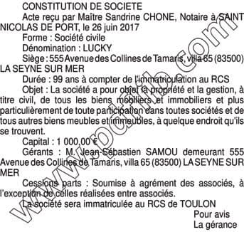 Contenu publication