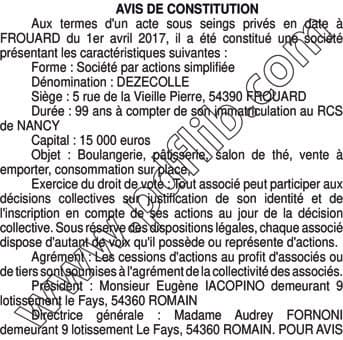 Contenu publication