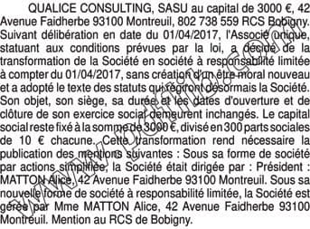 Contenu publication