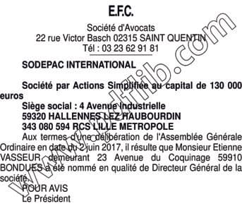 Contenu publication